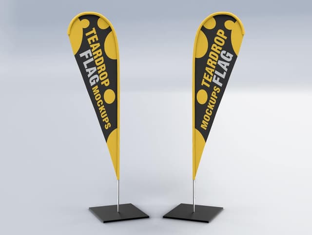 Tear Drop Banner